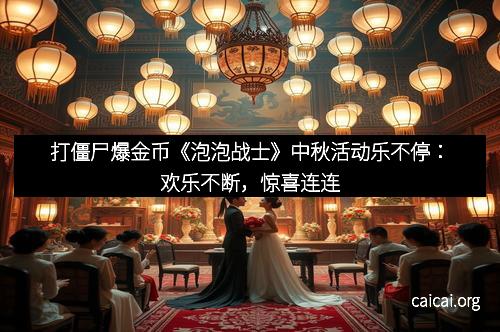 打僵尸爆金币《泡泡战士》中秋活动乐不停：欢乐不断，惊喜连连